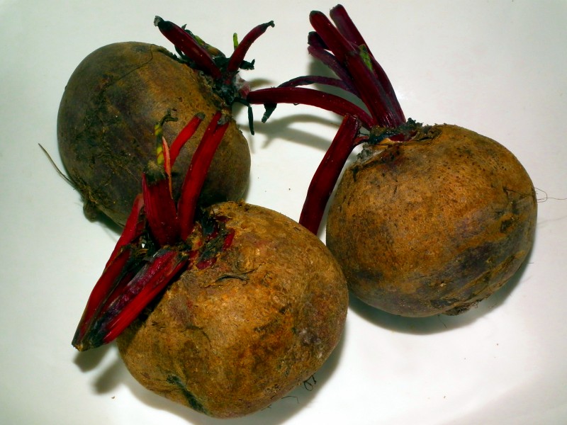 Beetroot on plate