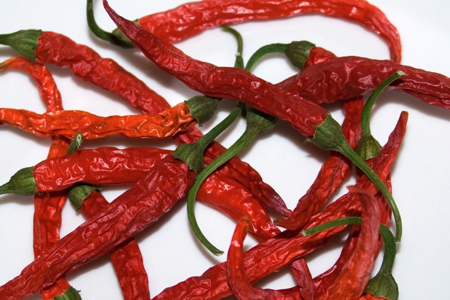 Dried Thai Dragon Peppers