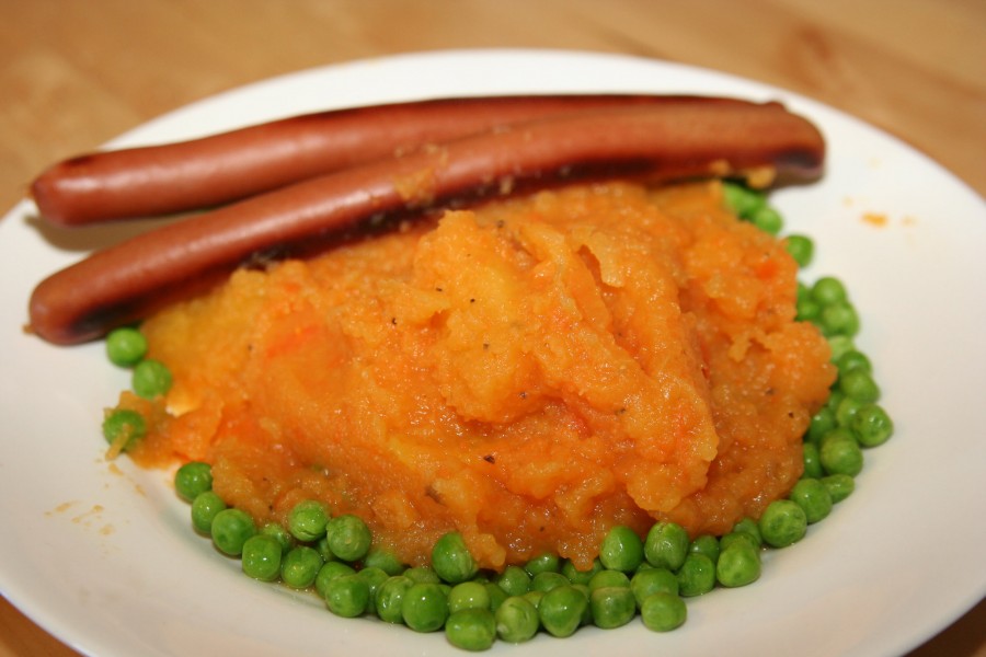 Food mashed turnips