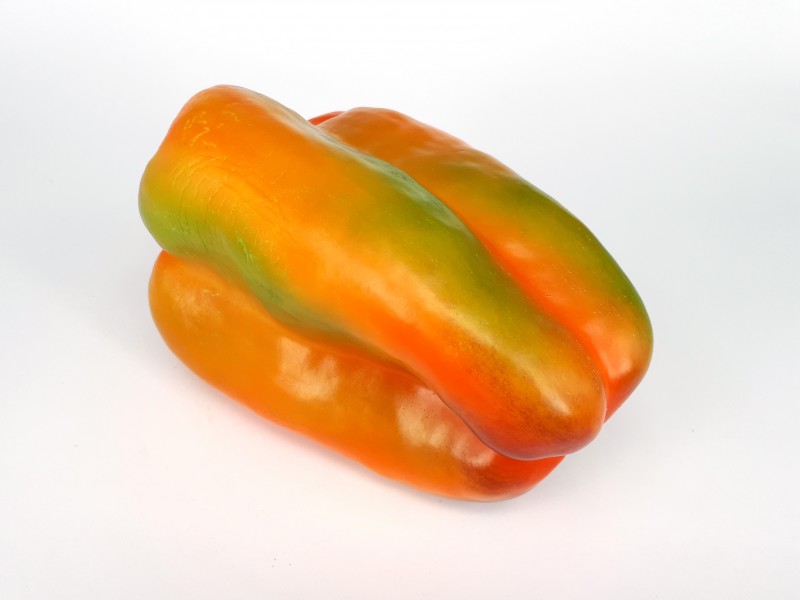 Green-orange-yellow bell pepper 2017 A