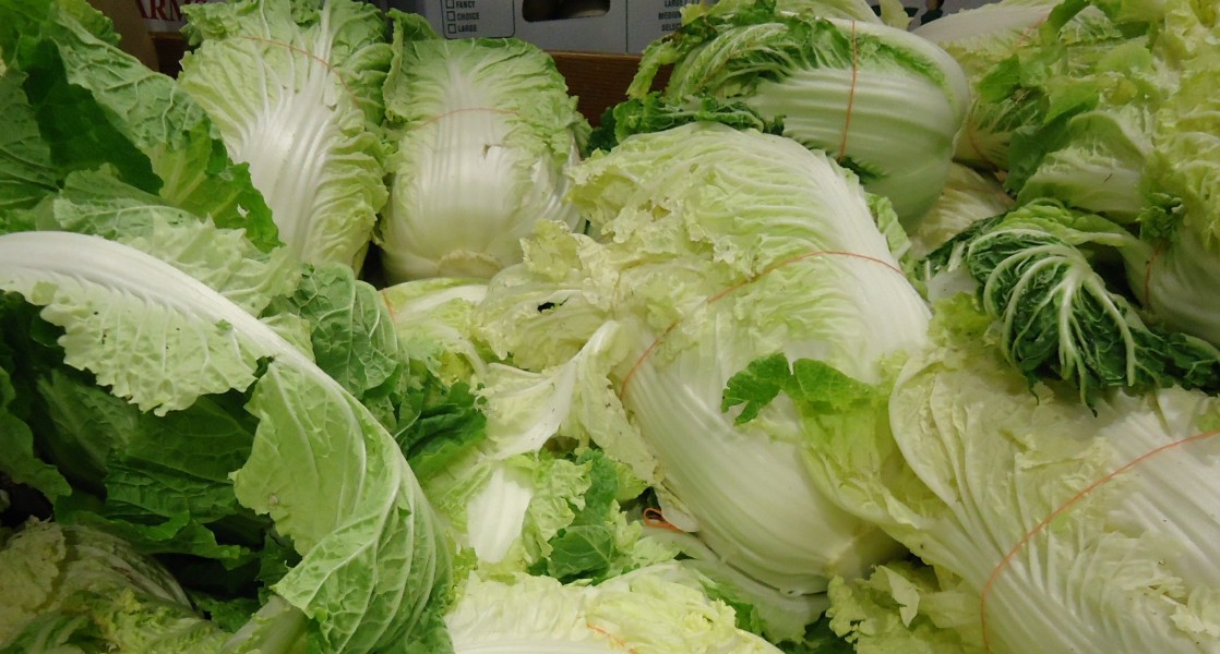 NAPA cabbage at Asian supermarket in New Jersey