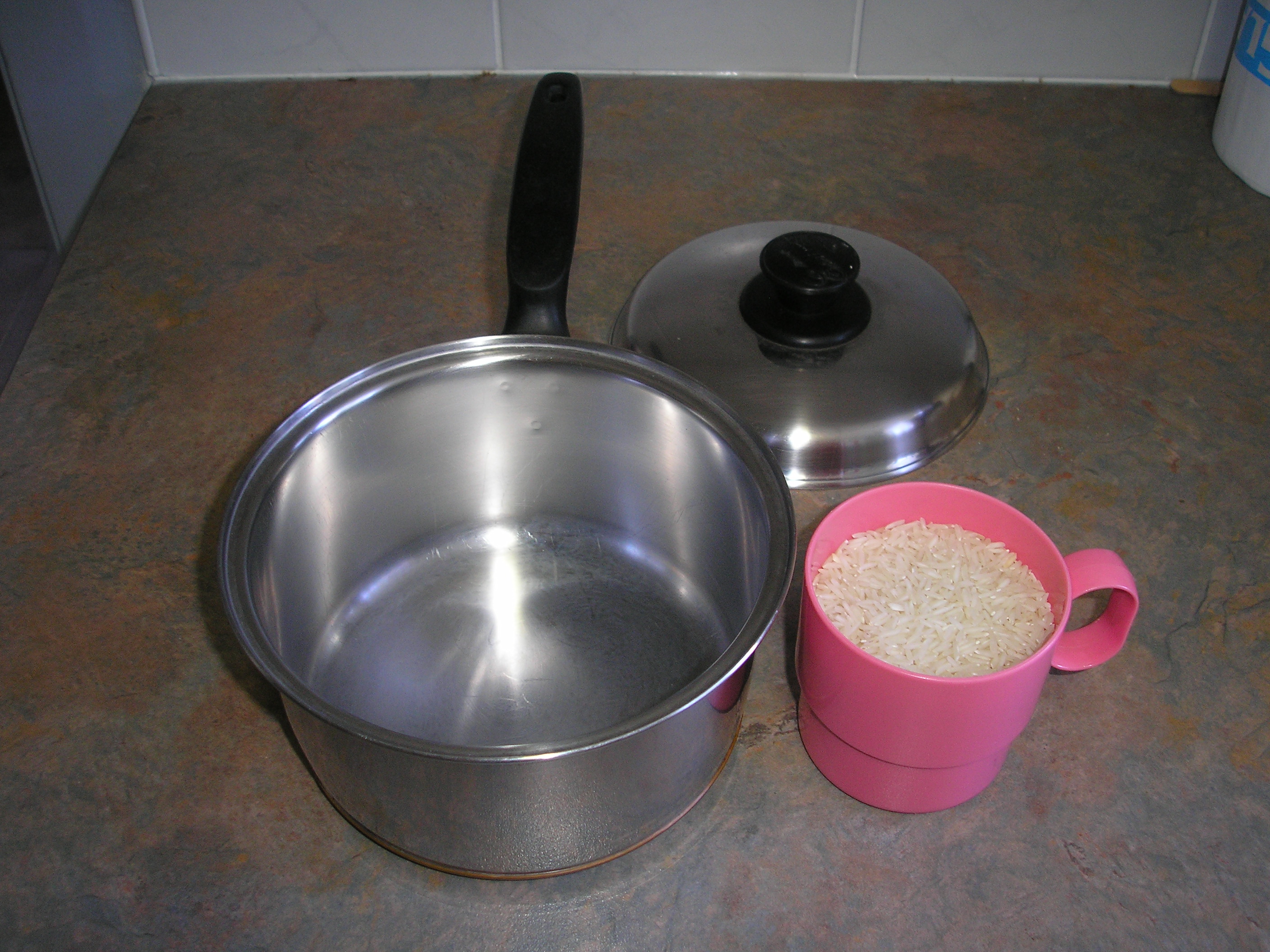 Steamed Rice How to 01