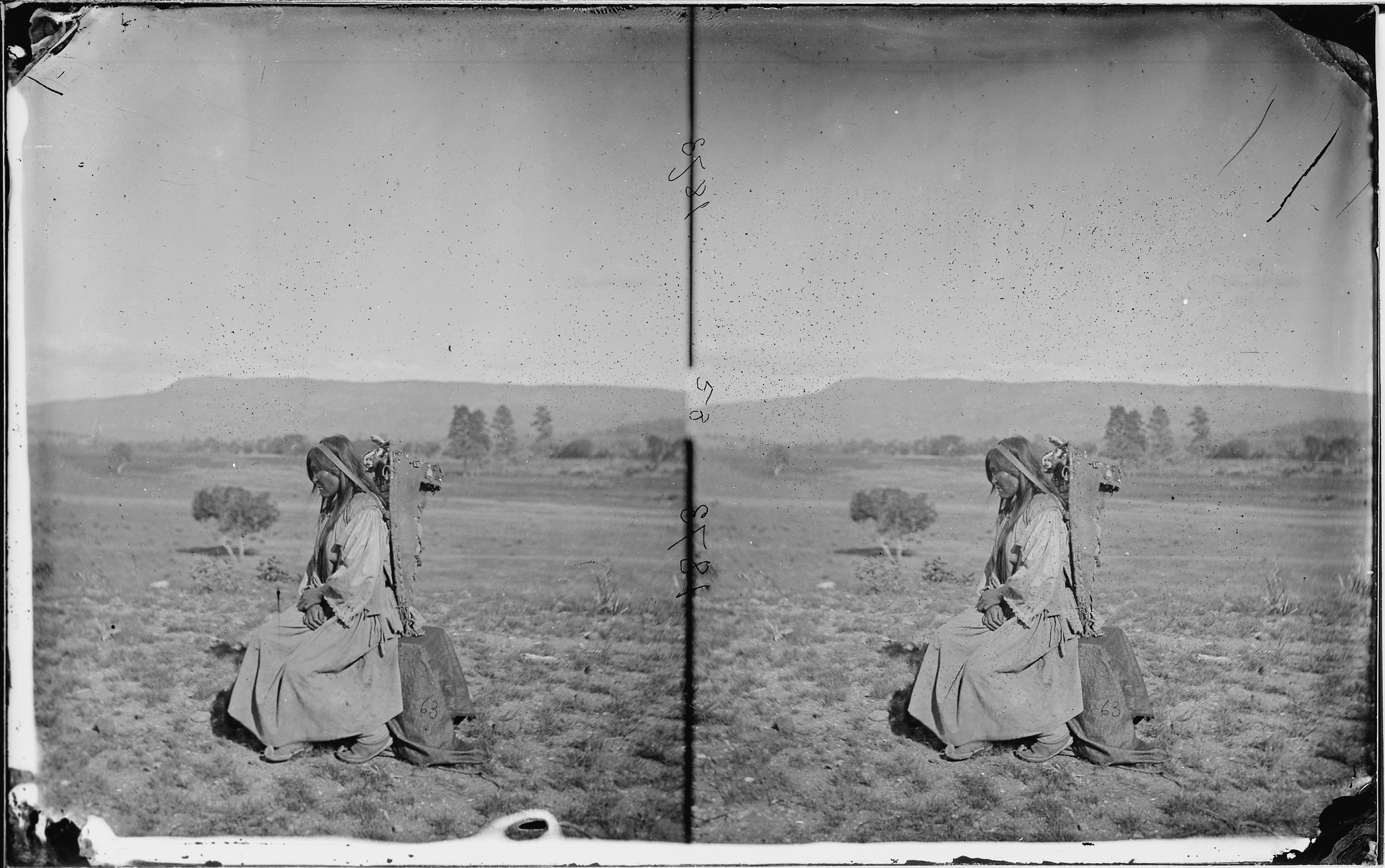 Apache squaw and pappoose, 1873 - NARA - 519787