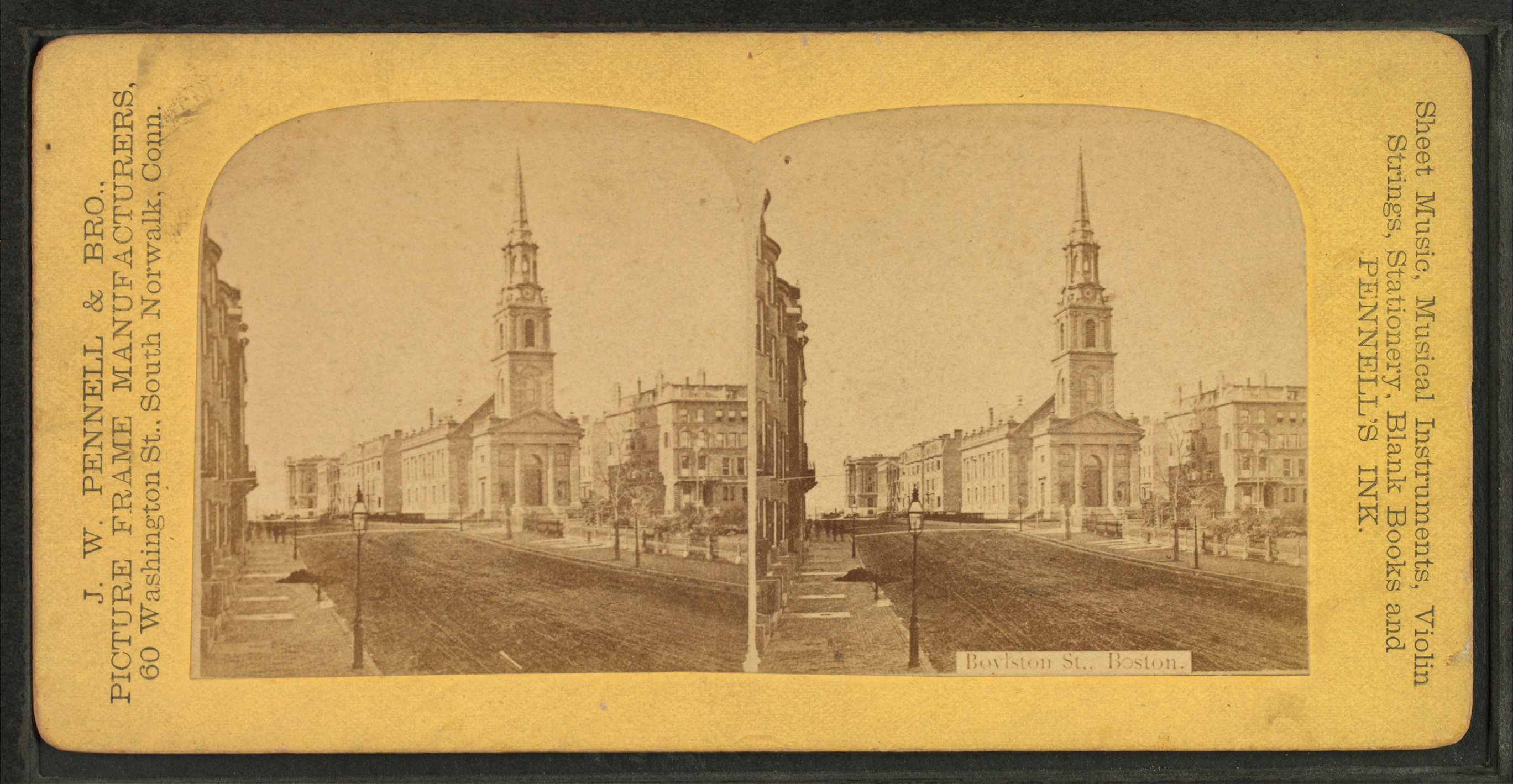 Boylston St., Boston, from Robert N. Dennis collection of stereoscopic views