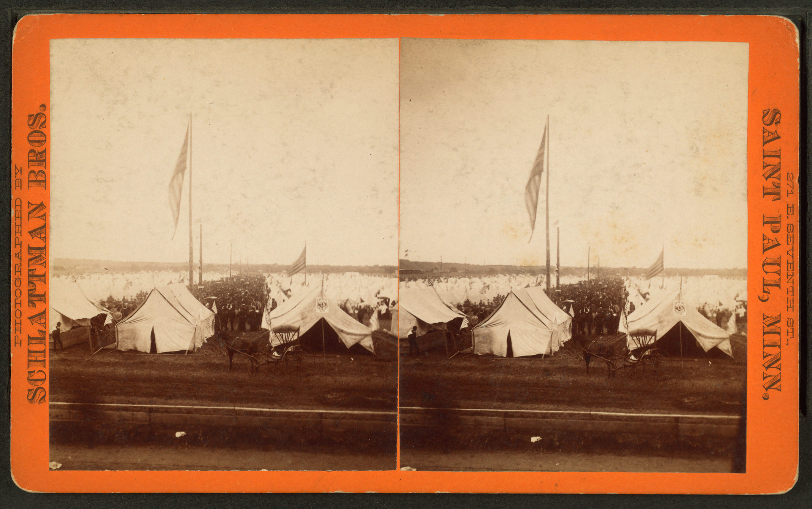 Camp view, by Schlattman Bros.