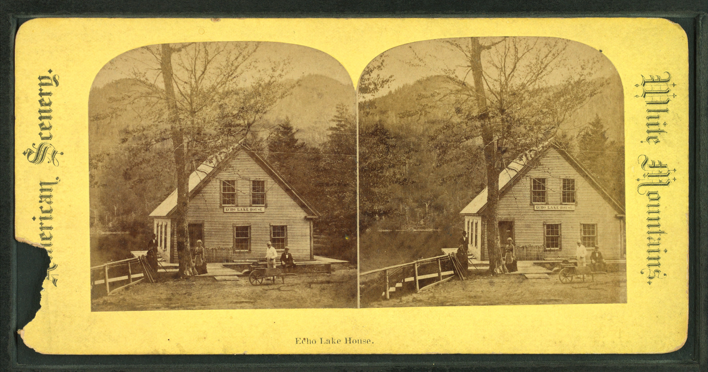 Echo Lake House, from Robert N. Dennis collection of stereoscopic views 3