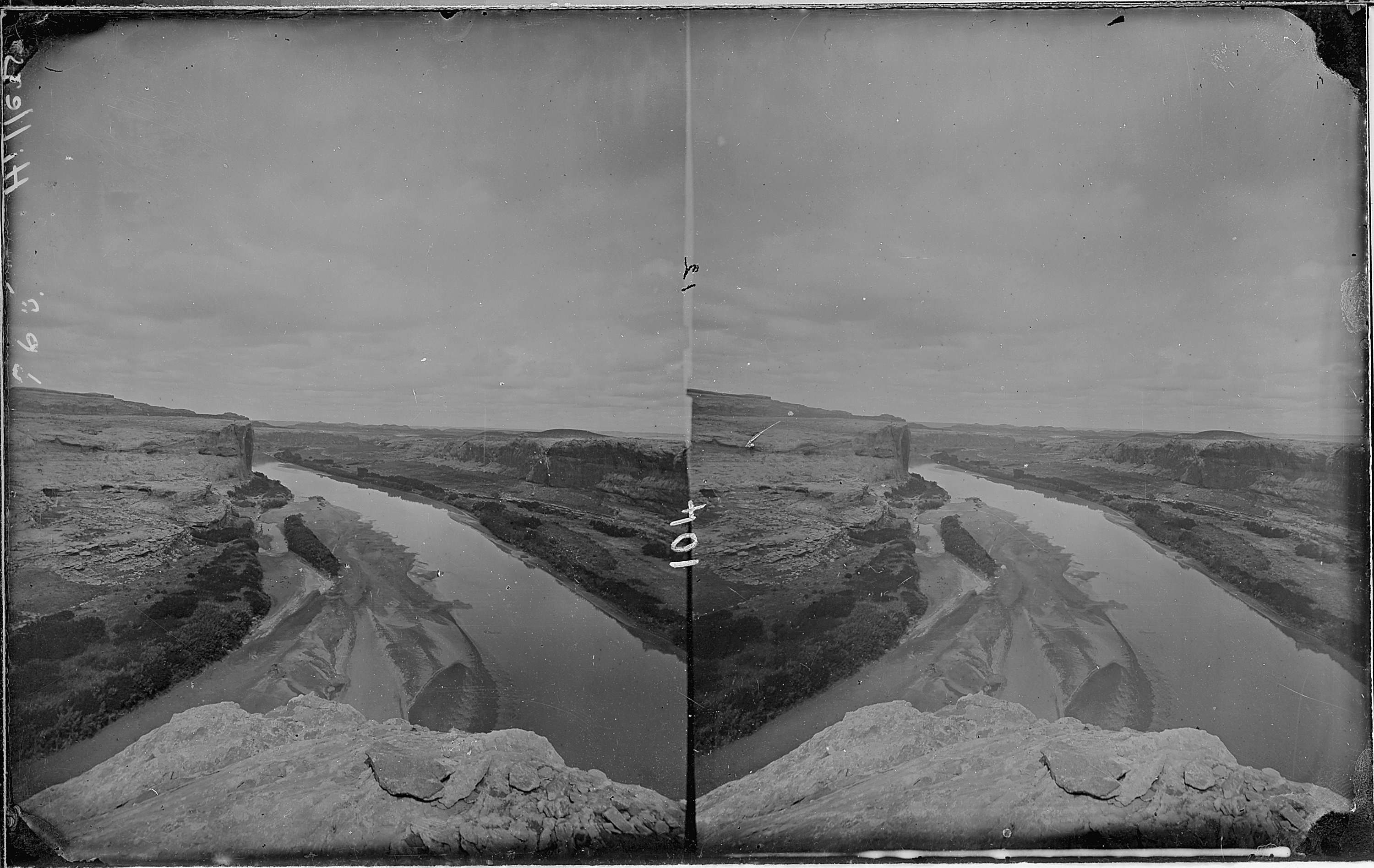 Green River. Stillwater Canyon. Beaman photo, 1871. Old nos. 378, 319, 768 - NARA - 517953