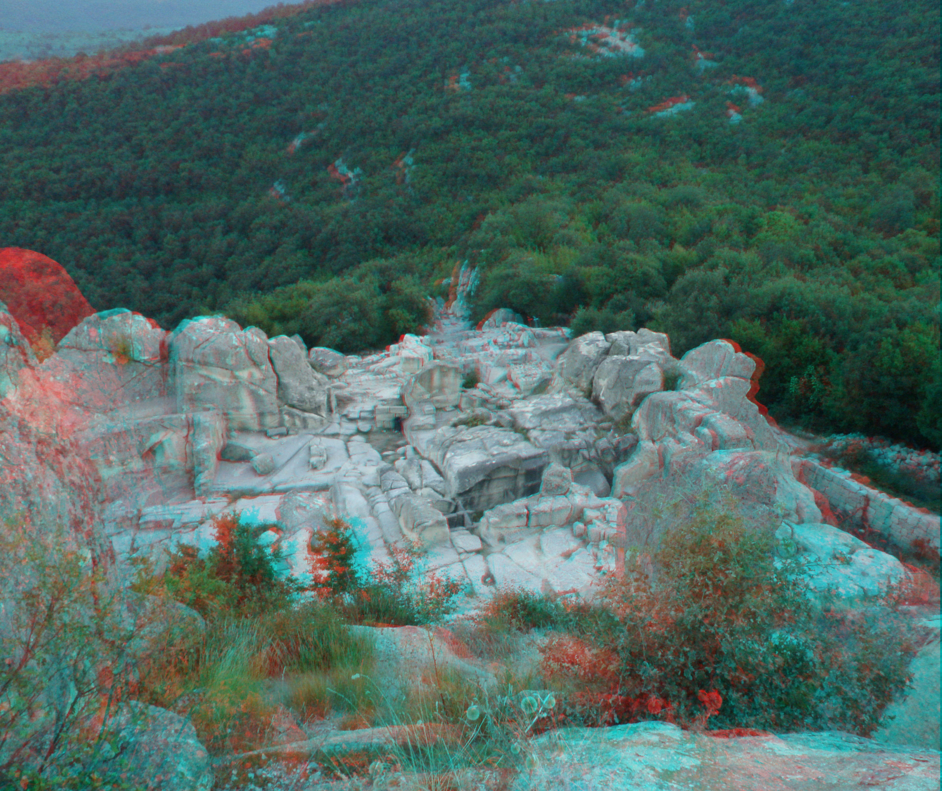 Perperikon 3D top view