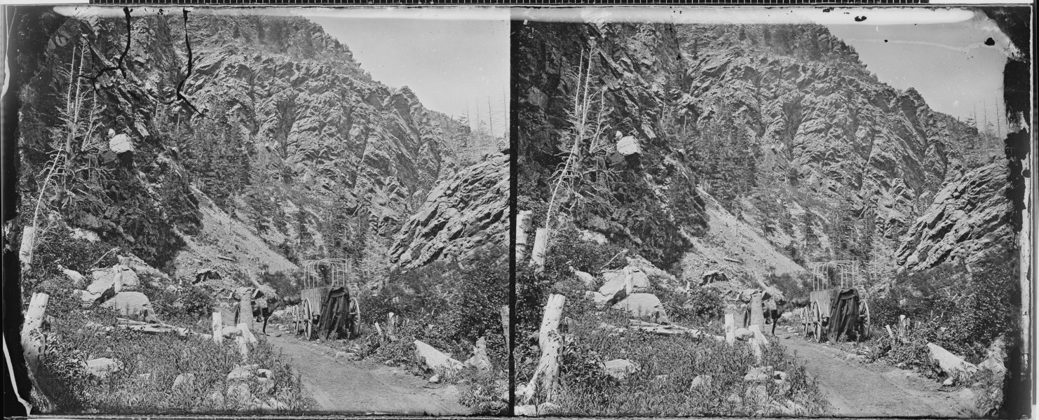 American Fork Canyon, Wahsatch Mountians, Utah - NARA - 519665