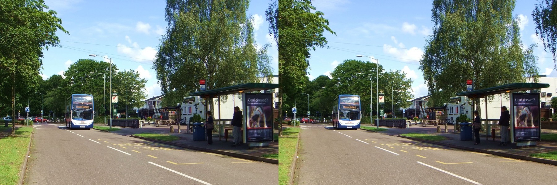 Cambridge Kings Hedges Jenny Wren bus stop RL