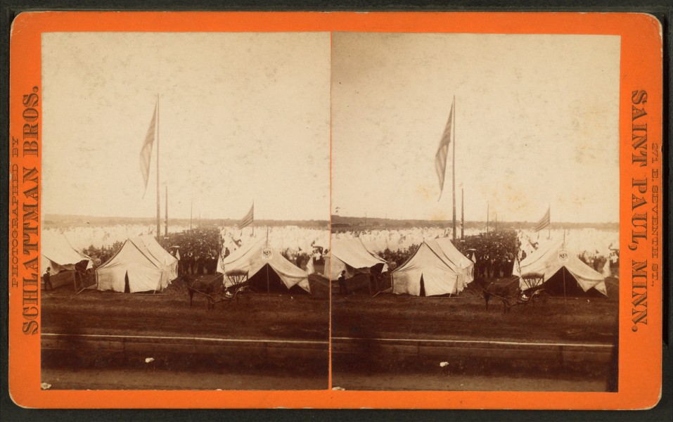 Camp view, by Schlattman Bros.