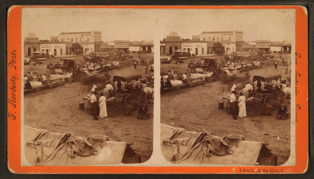 Chili-con-carne tables, from Robert N. Dennis collection of stereoscopic views