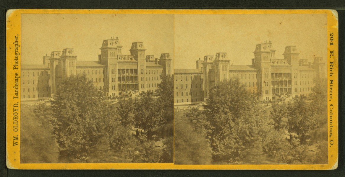 View of the state institution for the deaf and dumb in Columbus, by W. M. Oldroyd 2