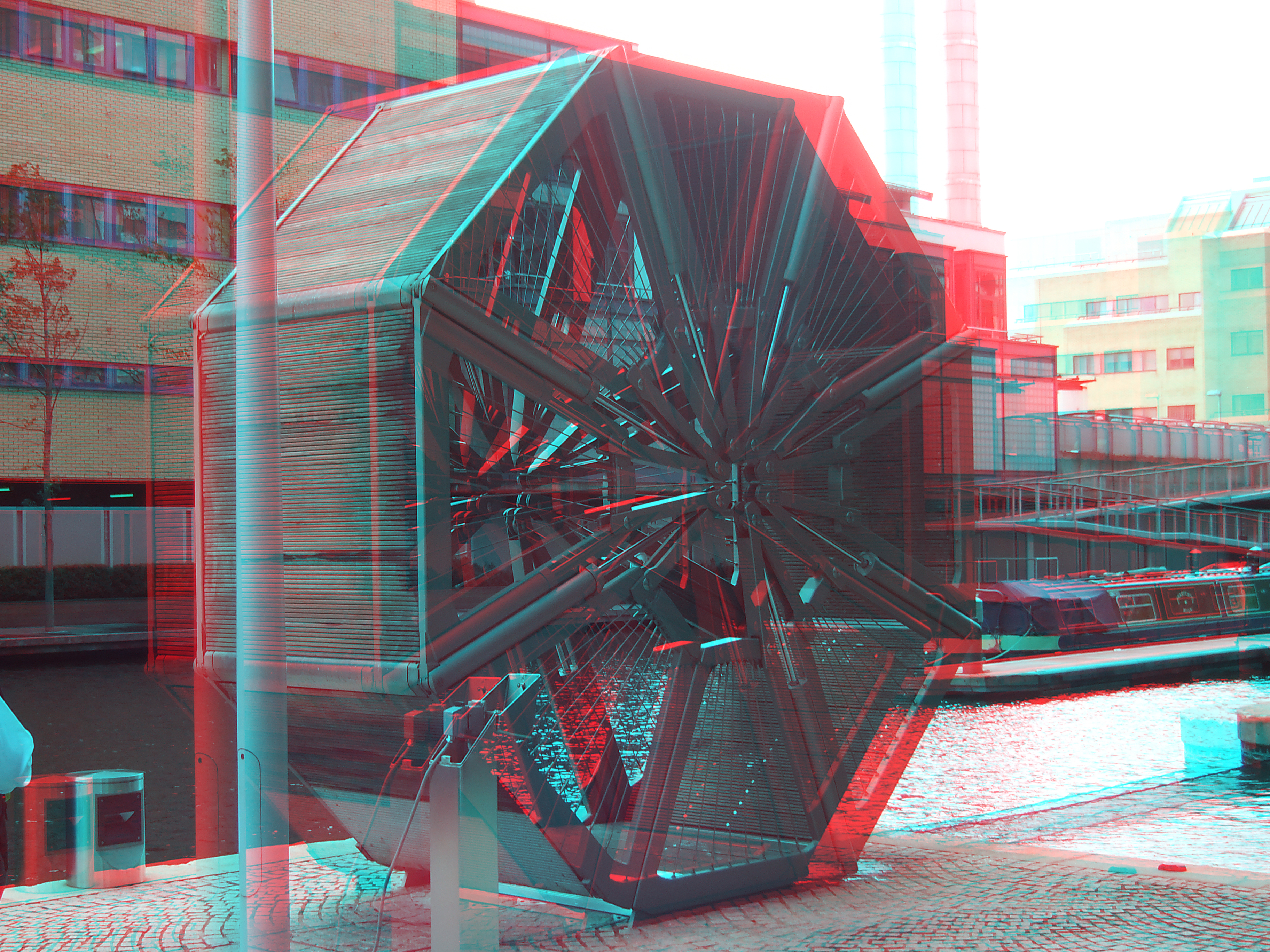The Rolling Bridge, stereoscopic 3D