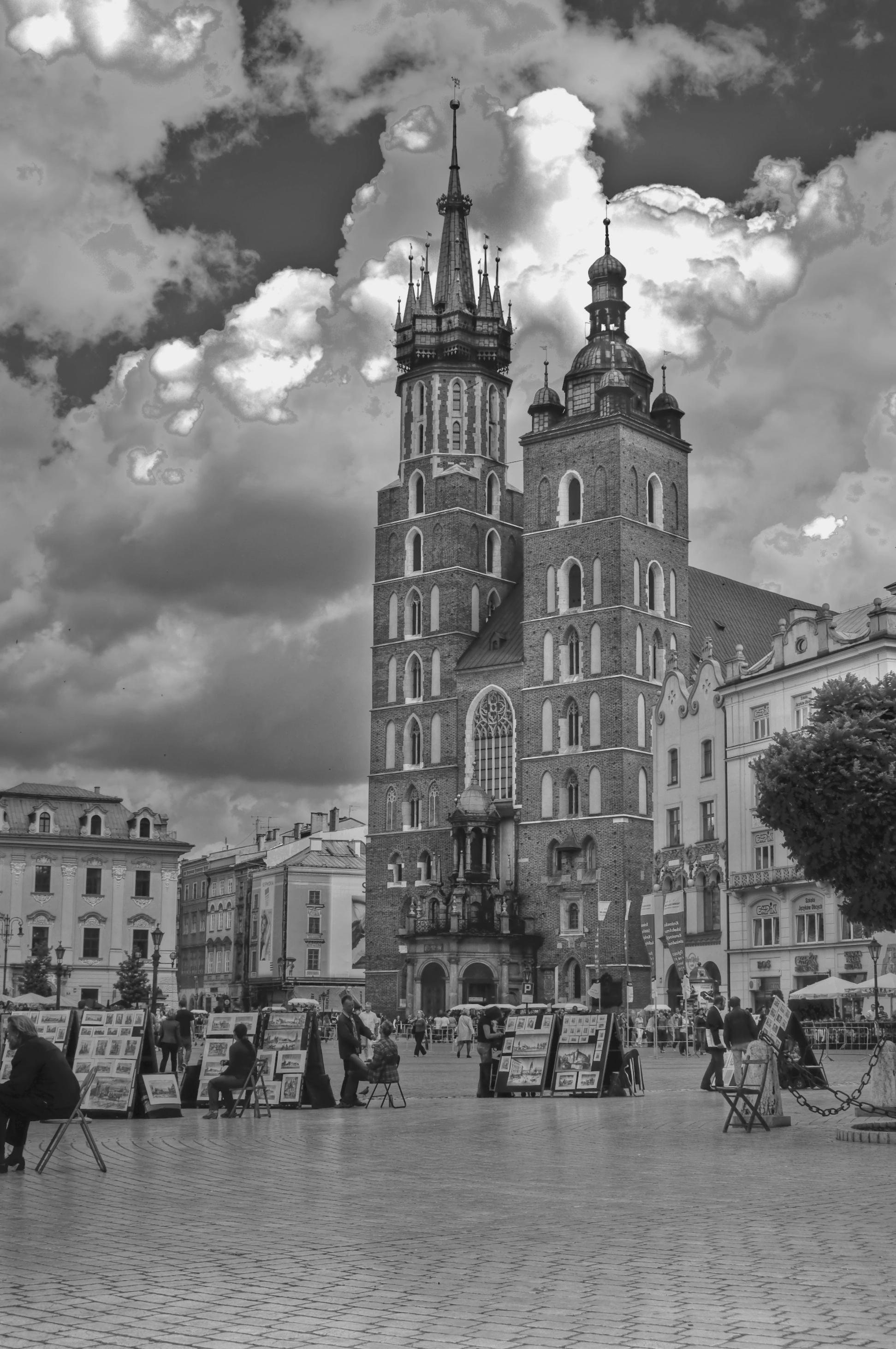 Kościół Mariacki w Krakowie - rynek