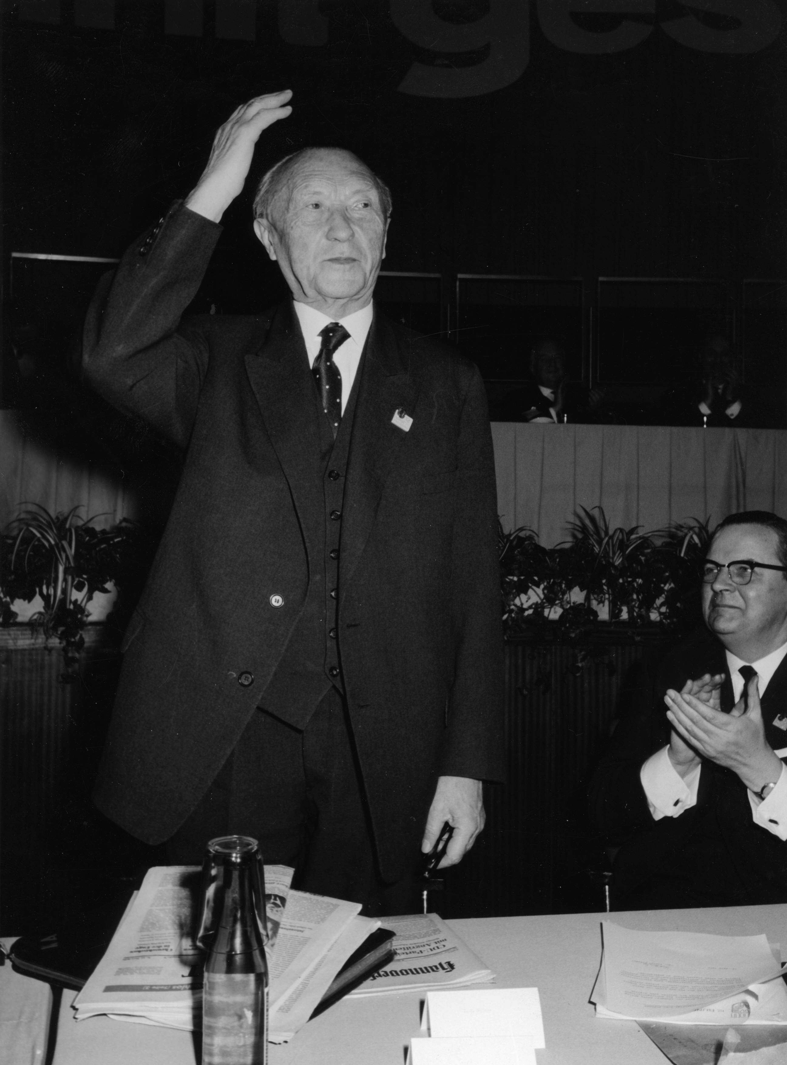 Konrad Adenauer - 12. CDU-Bundesparteitag-kasf0087