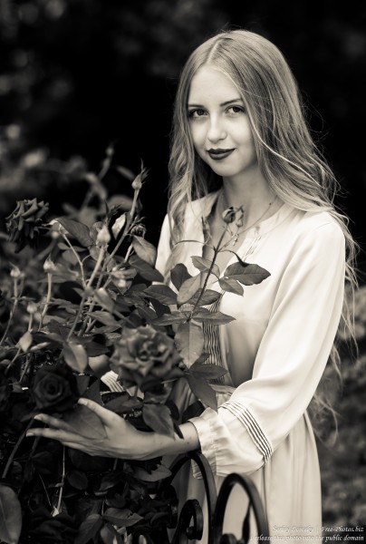 Ania - a 14-year-old natural blonde girl photographed by Serhiy Lvivsky in August 2017, picture 37