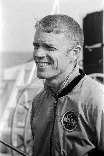 Apollo 9 Schweickart during training
