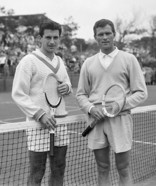 Ashley Cooper and Budge Patty 1958