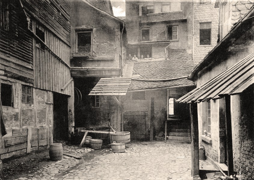Bilder Aus Dem Alten Frankfurt-Heft 1 Bild 10-Waschhaus gr Rittergasse Nr 12