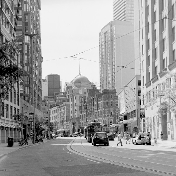 Carlton Street looking towards College Street Toronto July 2011
