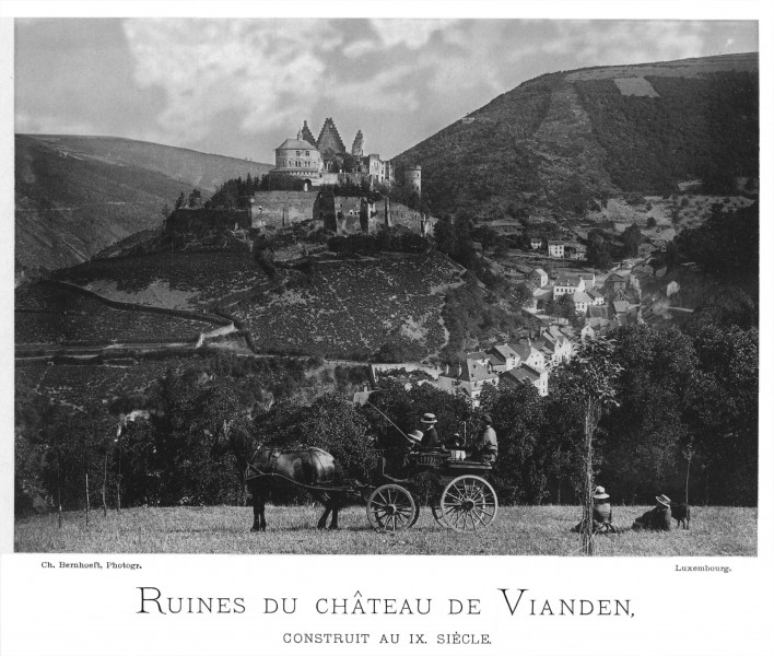 Ch Bernhoeft 1891 GD Luxembourg 13 Pl 2.5 Vianden