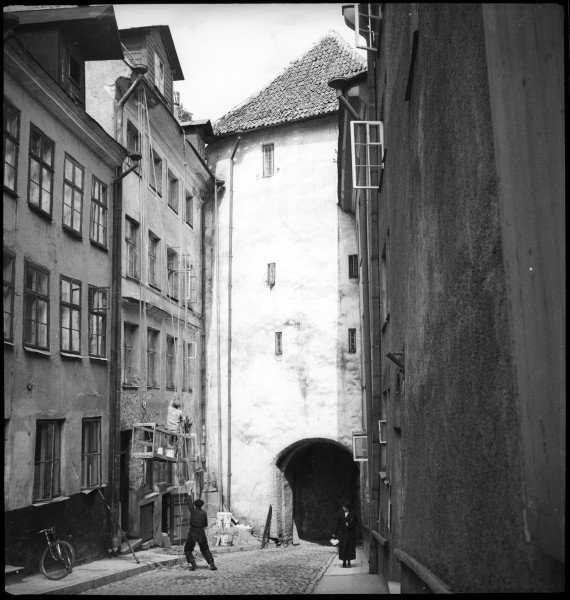 CH-NB - Estland, Tallinn (Reval)- Strasse - Annemarie Schwarzenbach - SLA-Schwarzenbach-A-5-16-036