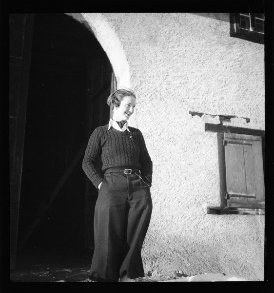 CH-NB - Schweiz, Engadin- Menschen - Annemarie Schwarzenbach - SLA-Schwarzenbach-A-5-08-221