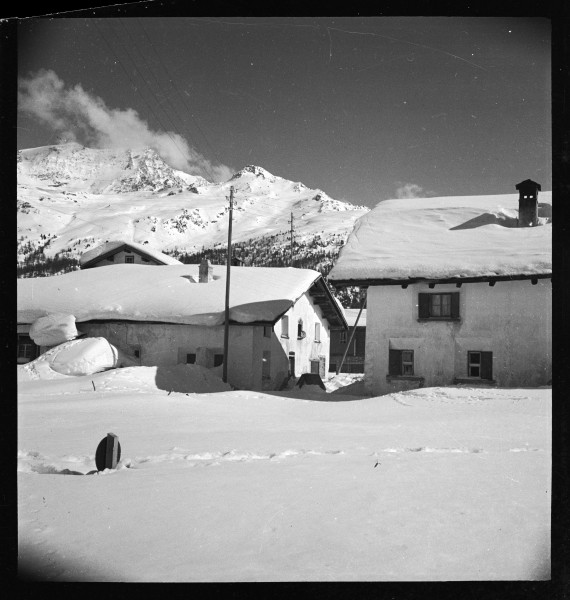 CH-NB - Schweiz, Sils- Häuser - Annemarie Schwarzenbach - SLA-Schwarzenbach-A-5-08-152