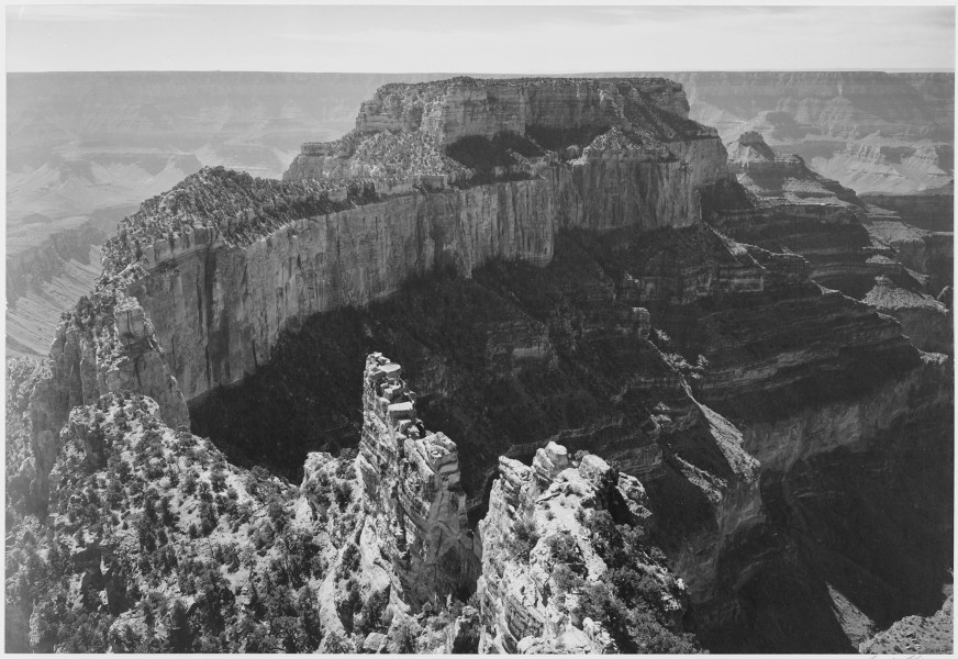 Close-In View of Curved Cliff, 
