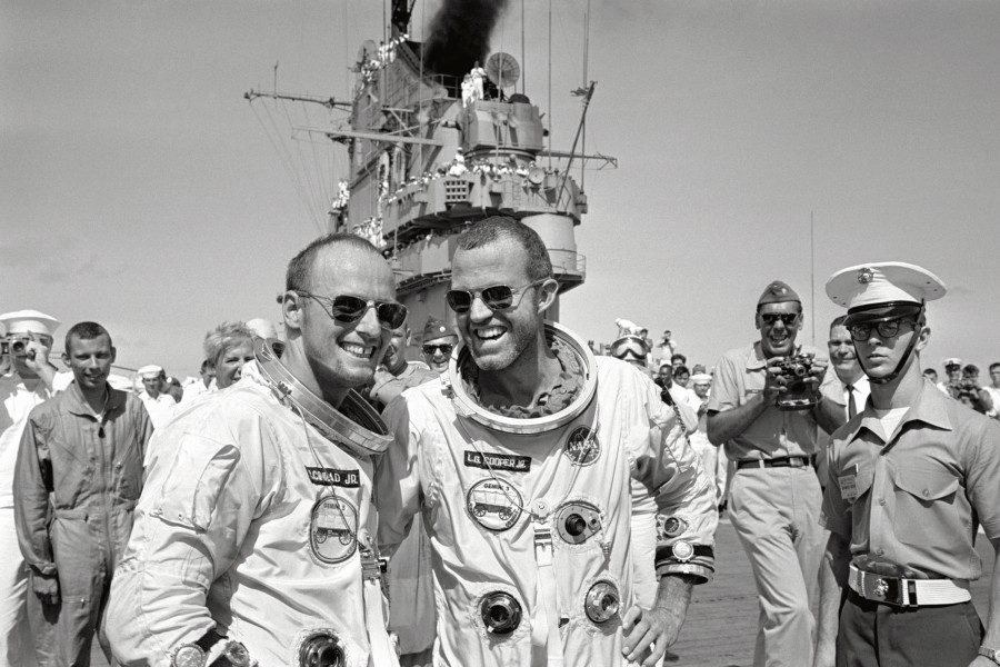 Cooper and Conrad on Deck - GPN-2000-001494