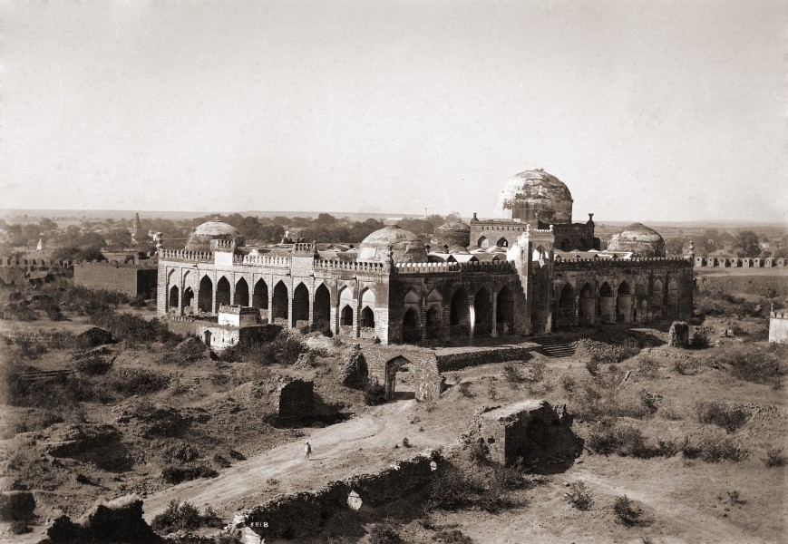 Great Mosque in Gulbarga Fort.