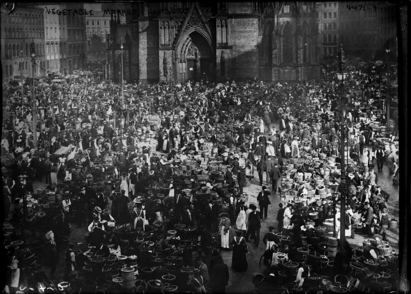 Hamburg Hopfenmarkt old sx