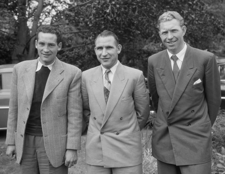 Hein van Breenen, Wim van Est, Henk Faanhof 1954