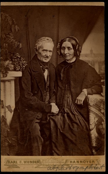 Karl August und Wilhelmine Dorothea Klindworth - Bild