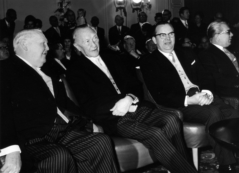 Konrad Adenauer - Feier zum 88. Geburtstag in der Redoute-kasf0003
