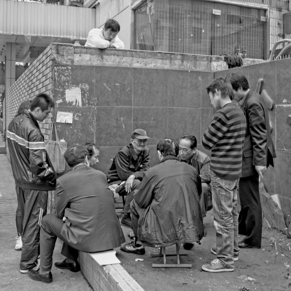 Man playing cards