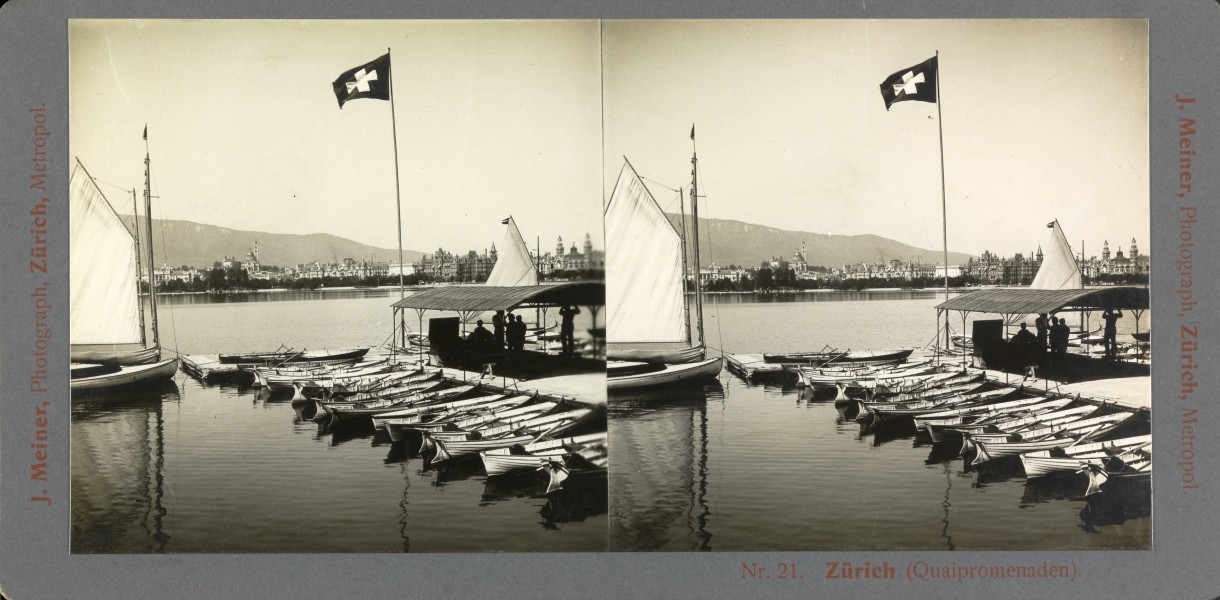 Quaipromenaden Zürich - ETH BIB Ans 07250 (Johannes Meiner)
