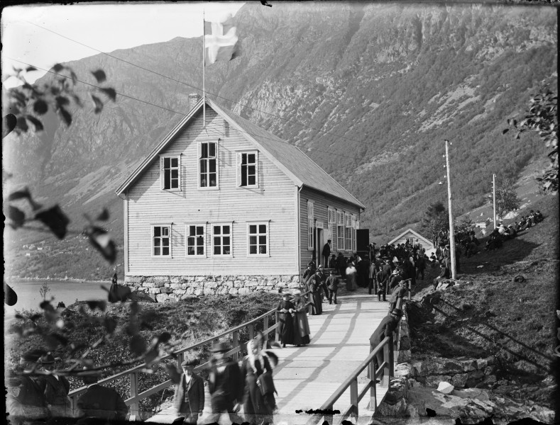 Stongfjorden chapel, 1908. (4544862909)
