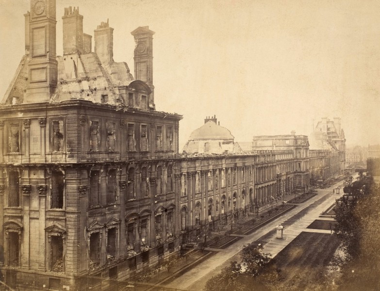 The Tuileries After Its Destruction by the Communards