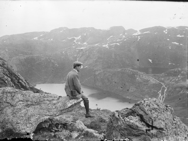 View of Stongfjorden from the mountain