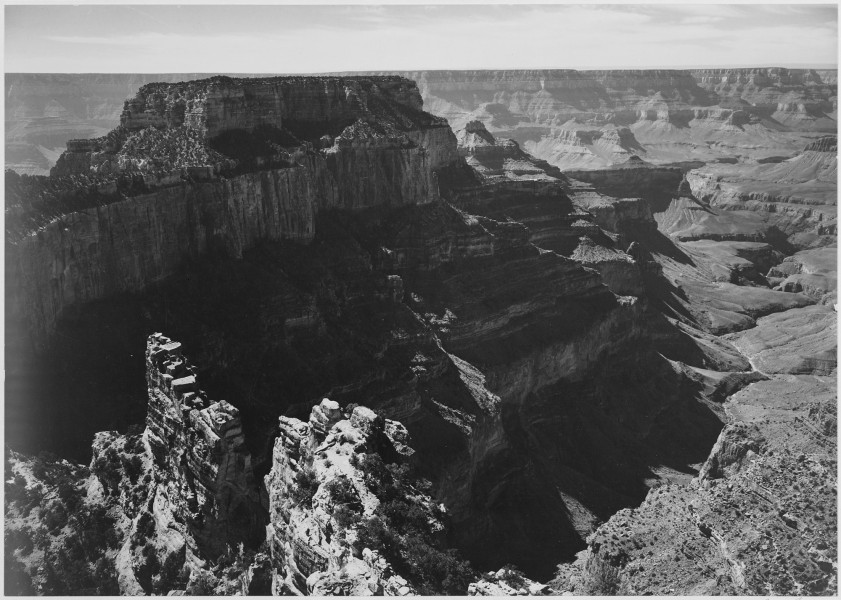 View with rock formation, different angle, 