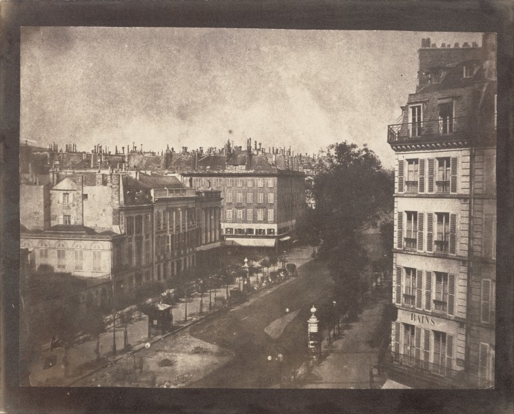 William Henry Fox Talbot, View of the Boulevards of Paris, 1843