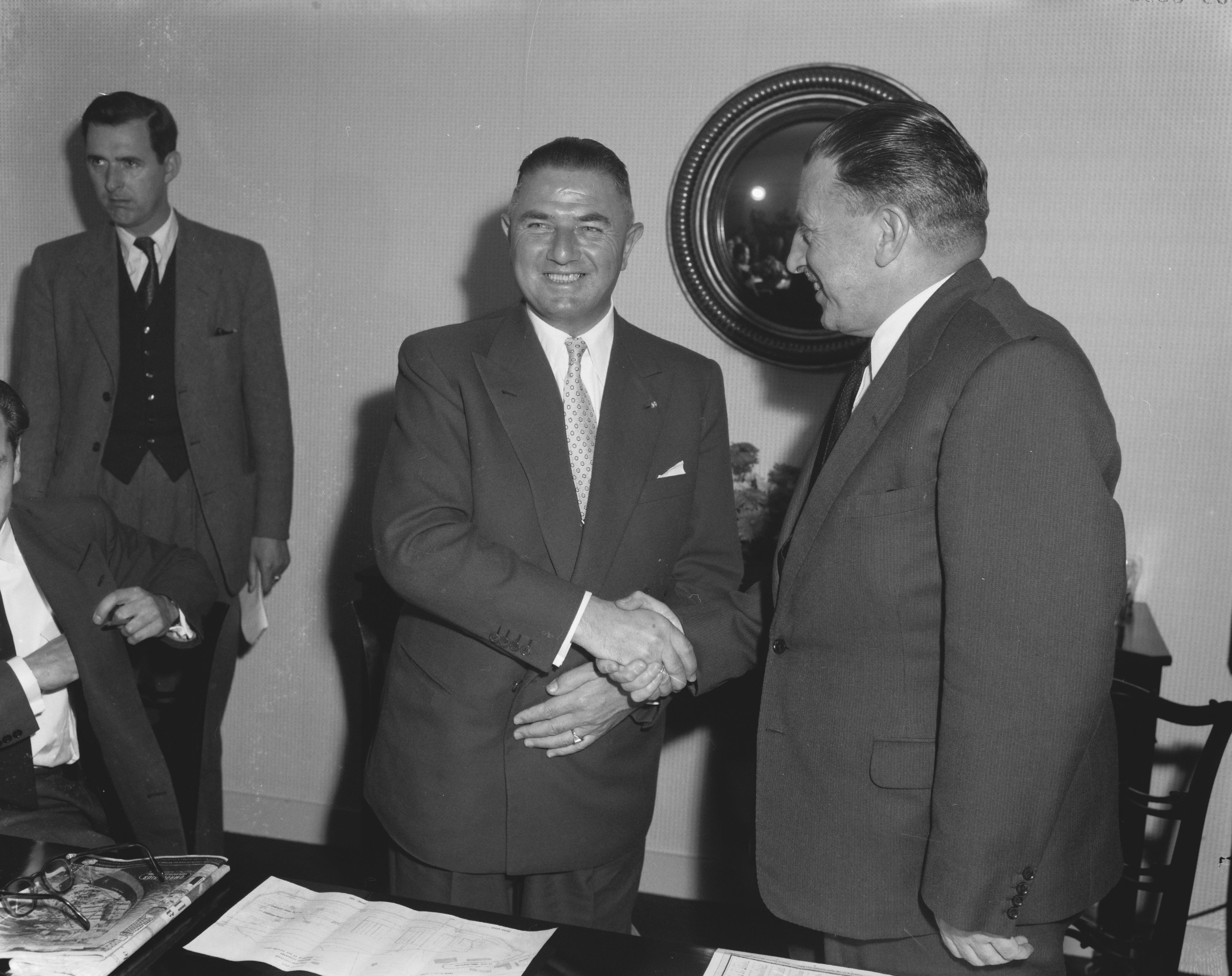Séan Lemass in the Netherlands 1958