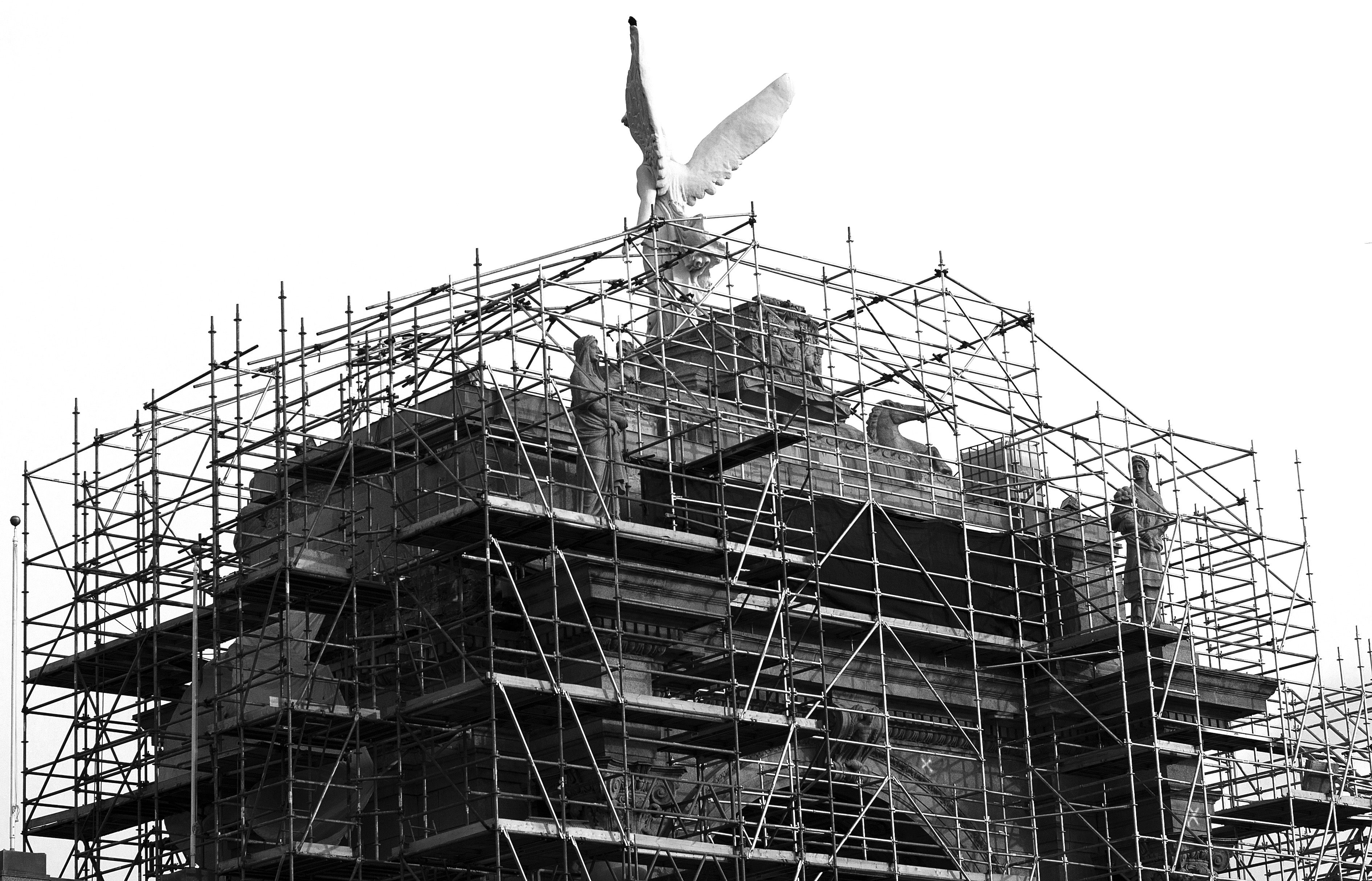 Scaffolding on Princes Gate