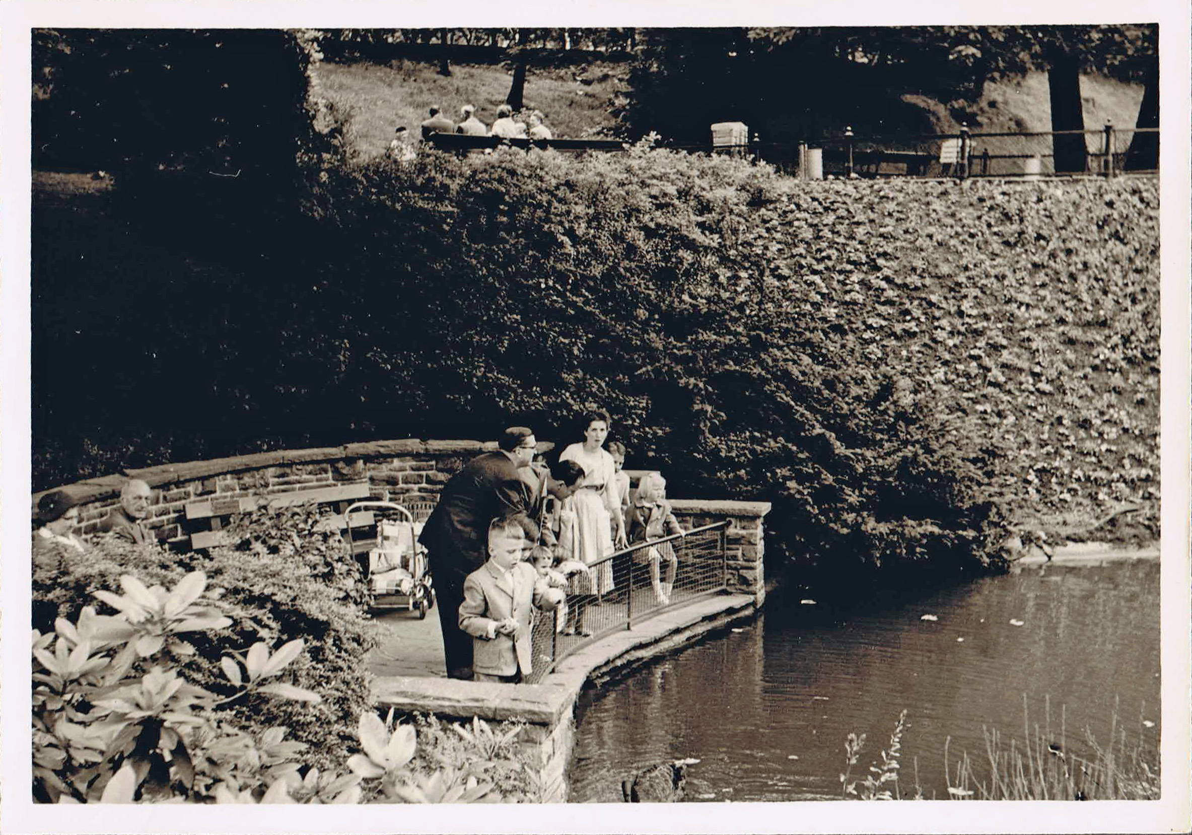 Schwanenteich Untere Barmer Anlagen (Wuppertal) 1958