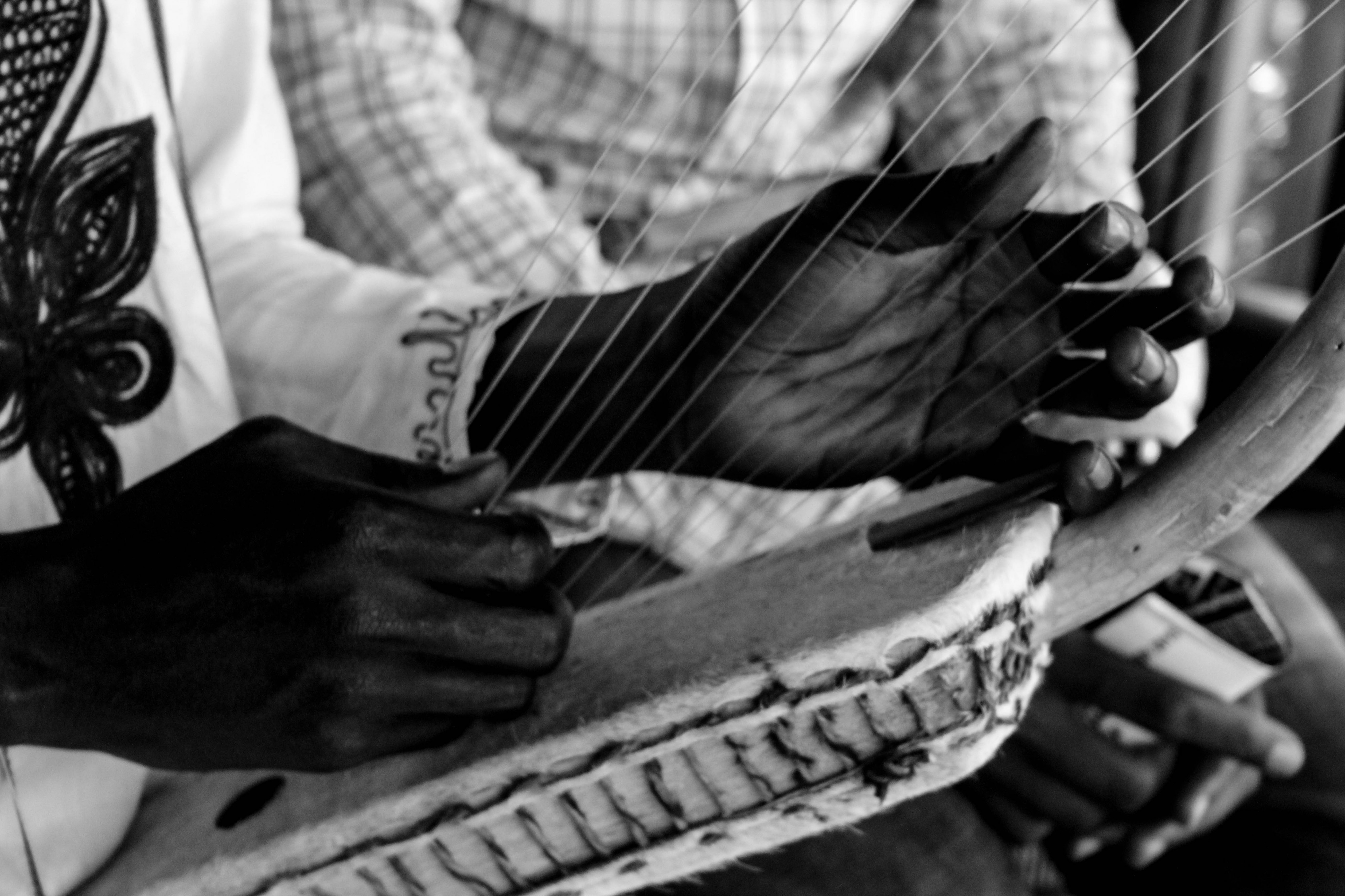 African arched harp(Adungu)