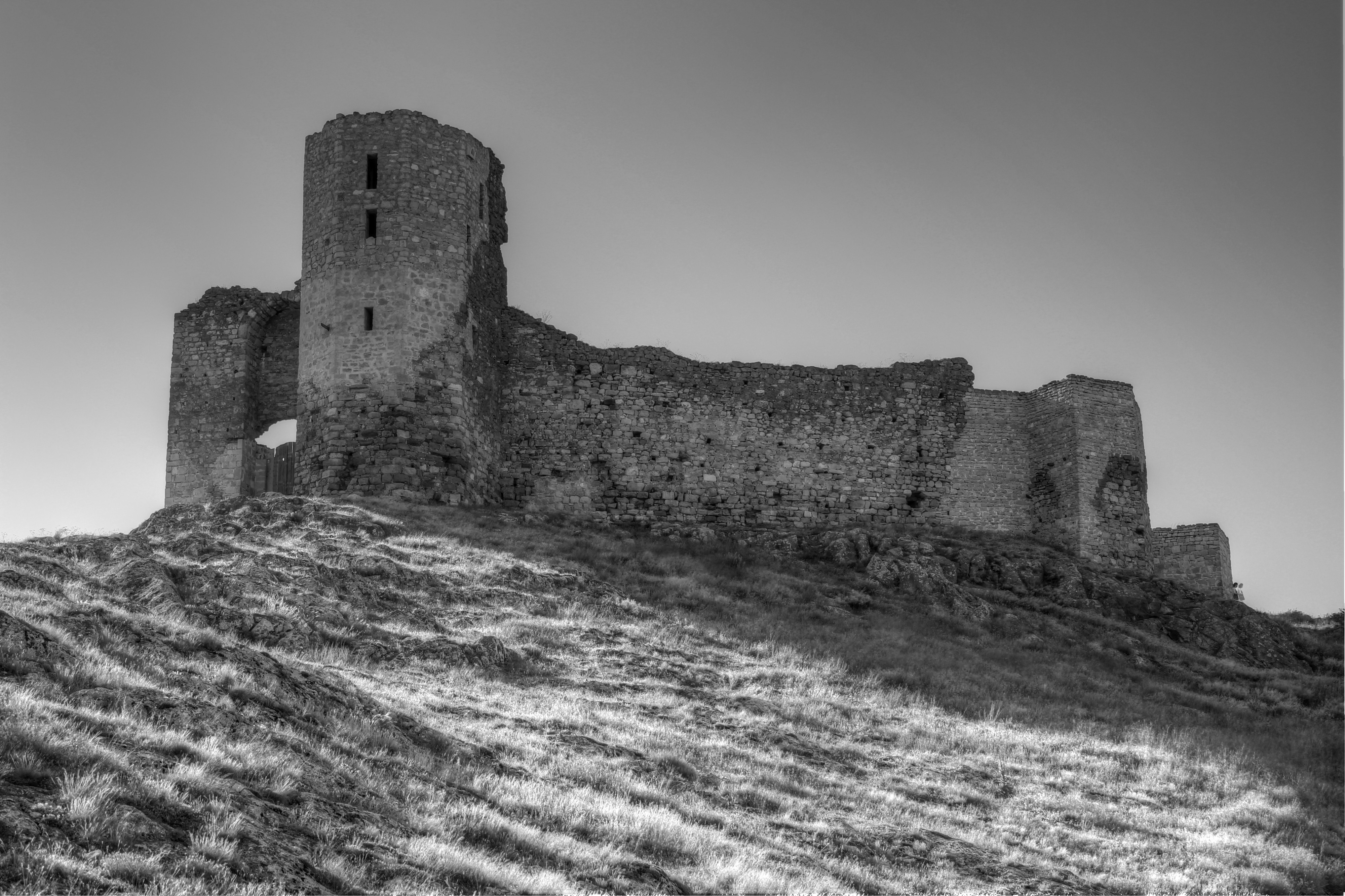Cetatea Enisala, nord
