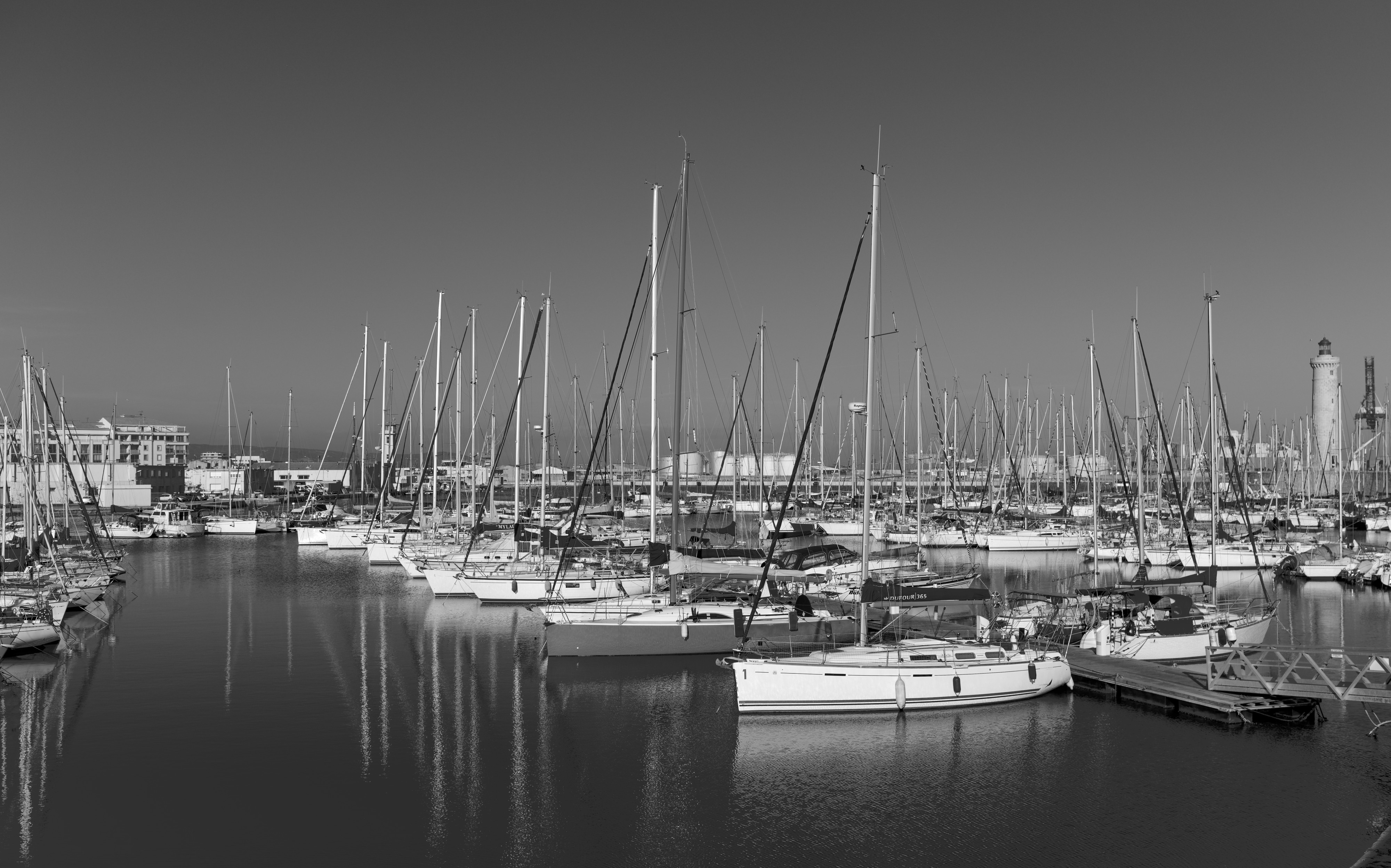 Sète Harbour BW cf01