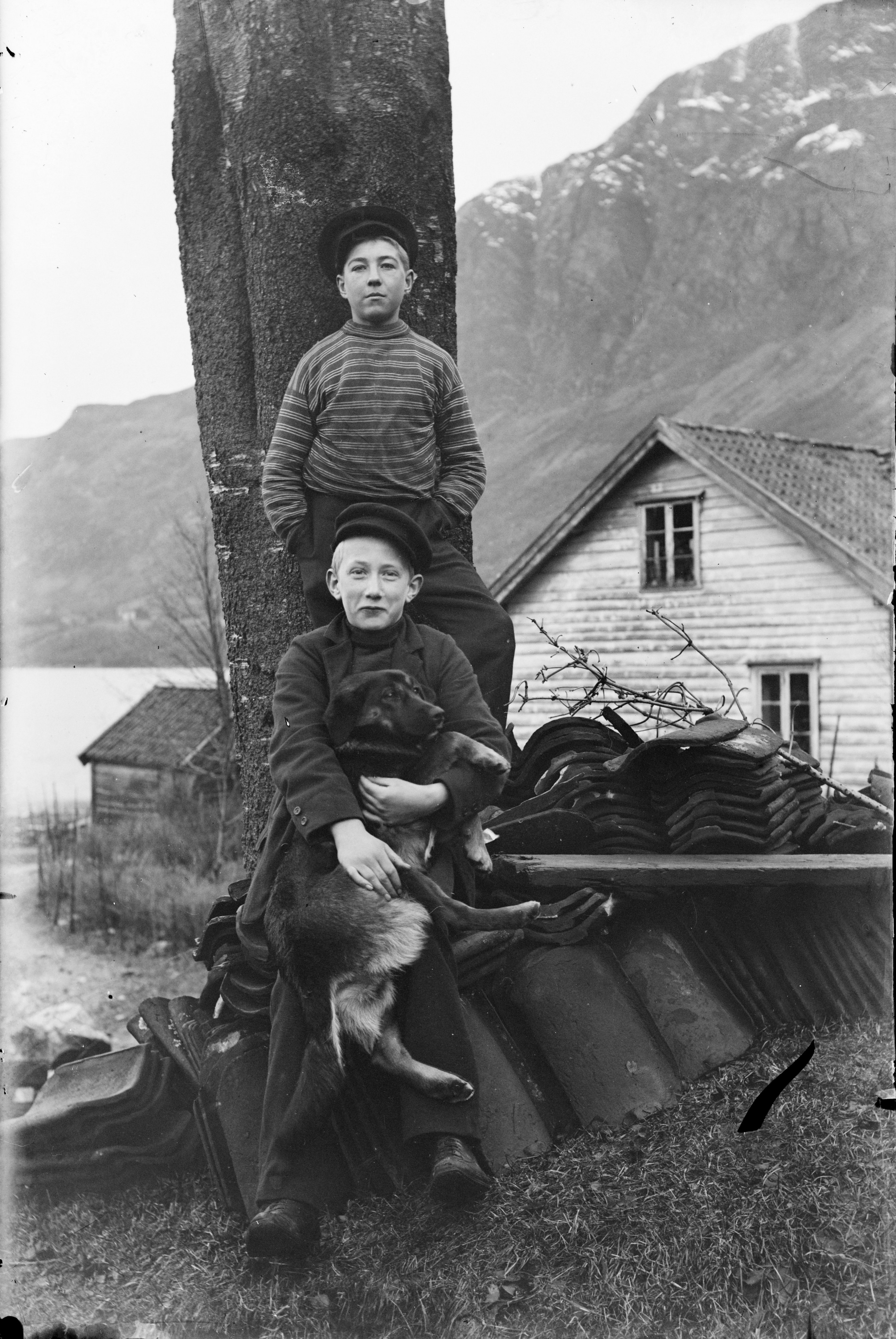 Two boys and a dog (4544892105)